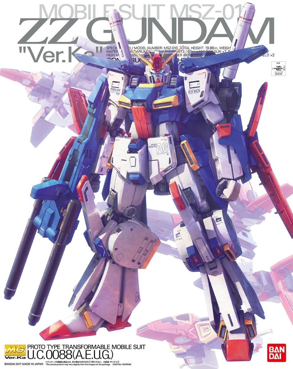Bandai namco gundam - mg 1 100 zz gundam ver. ka (campaign) - model kit