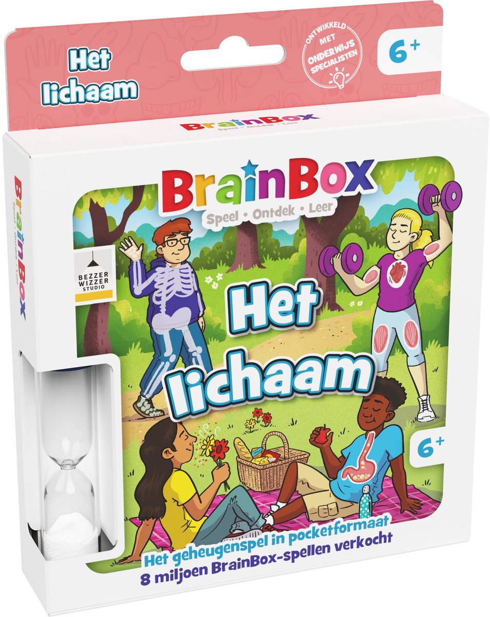 Bezzerwizzer brainbox pocket het lichaam - nederlands kaartspel