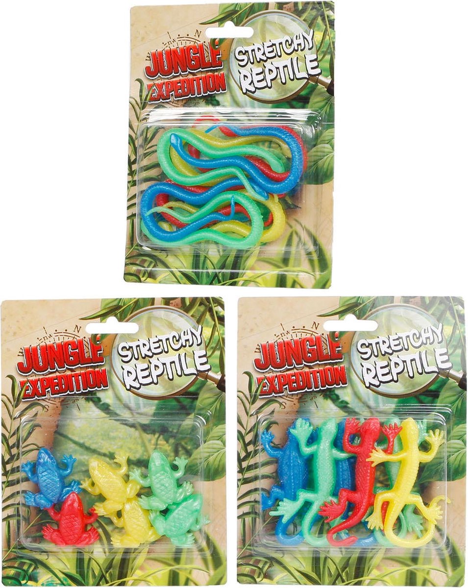 Jungle expeditie stretch reptielen. 6e.