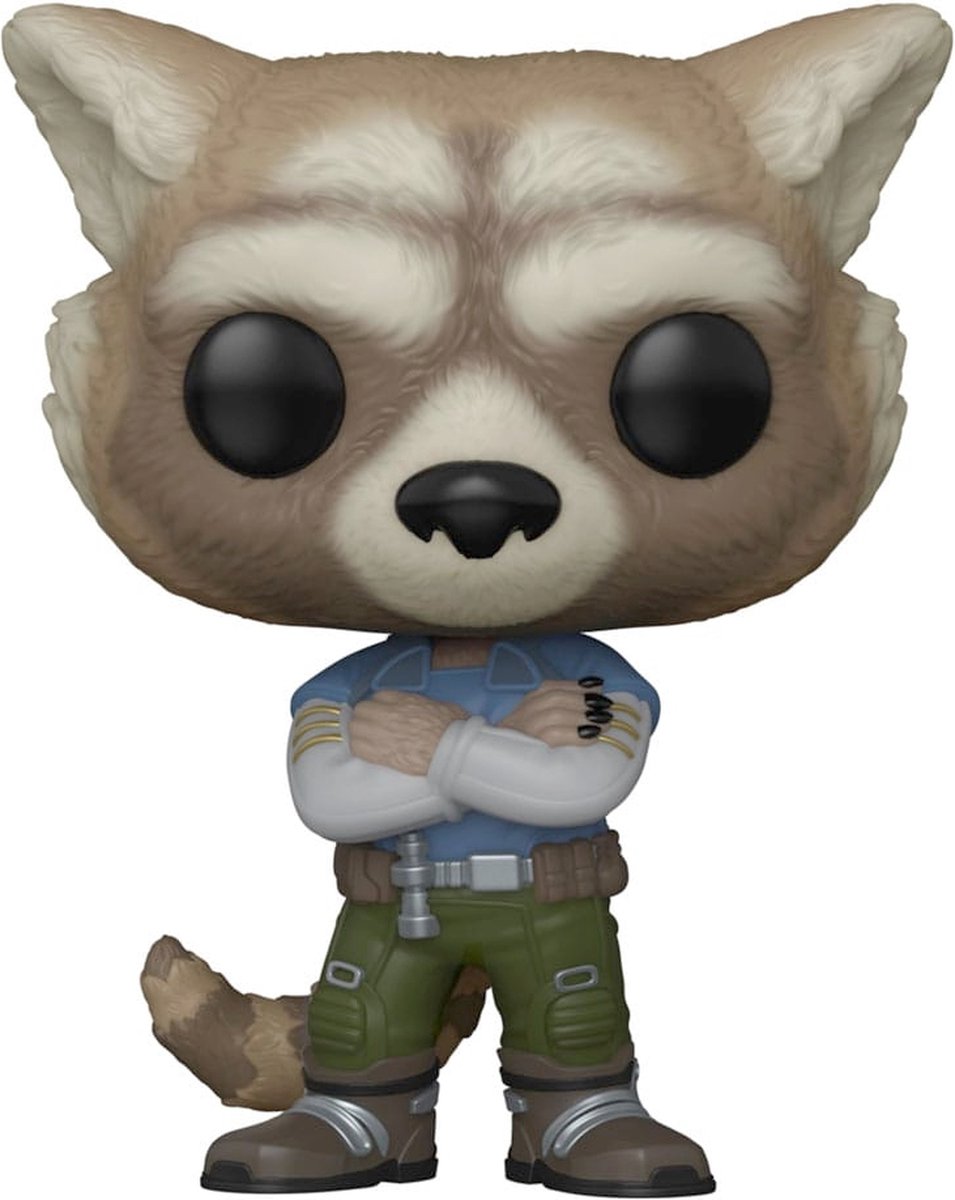 Marvel funko guardians of the galaxy - vol. 3 pop! rocket special edition 9 cm verzamelfiguur - multicolours