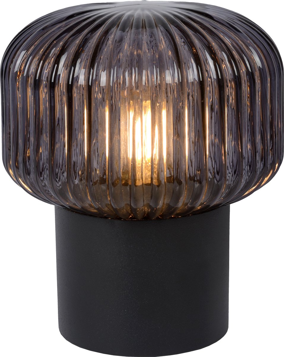 Lucide jany - tafellamp - ø 16 cm - 1xe14 - zwart
