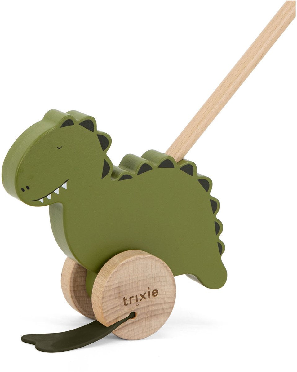 Trixie houten duwfiguur - dhr. dino