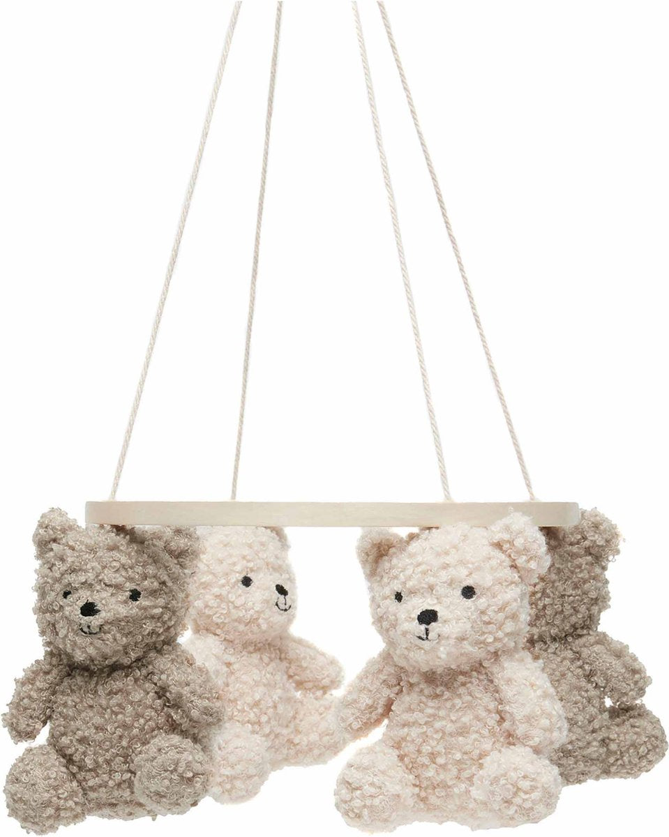 Jollein - baby baby mobiel - teddy bear olive green naturel