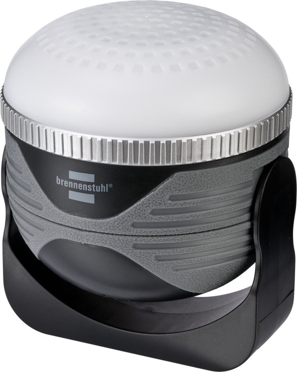 Brennenstuhl oplaadbare led buitenlamp oli 310 ab met bluetoothâ® luidspreker (campinglamp met magneet en haak caravan lamp met luidspreker 1x 3w , oplaadbaar en incl. usb-powerbank)