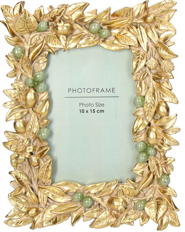 Hd collection fotolijst olijven polyresin 10x15cm
