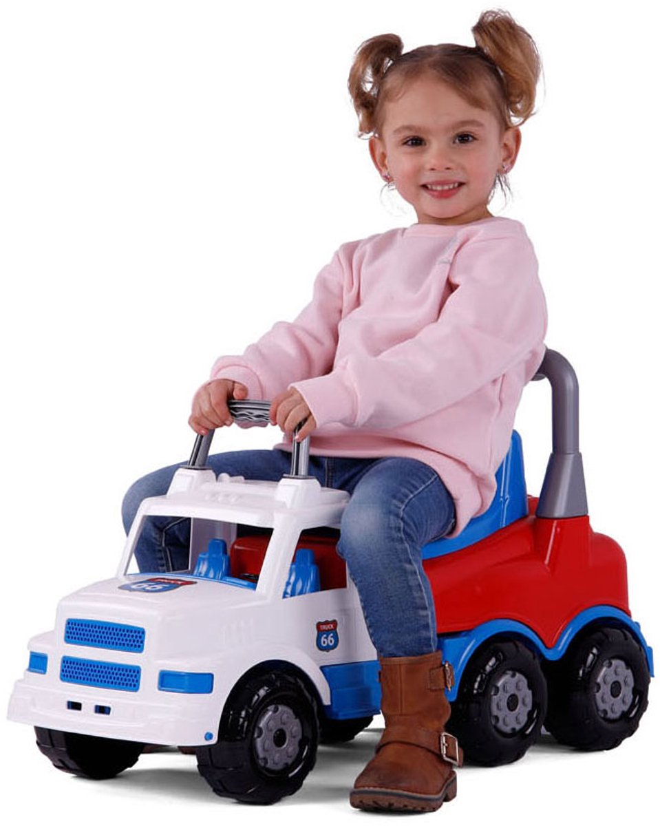 Cavallino xxl torpedovrachtwagen loopauto, 69cm