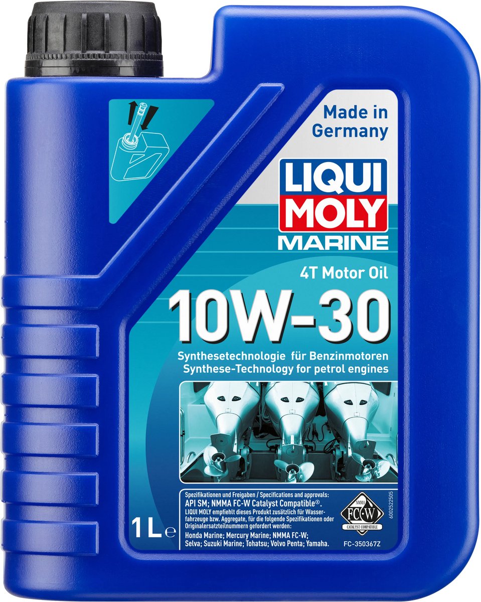 Liqui moly marine 4t motor oil 10w30 1 liter