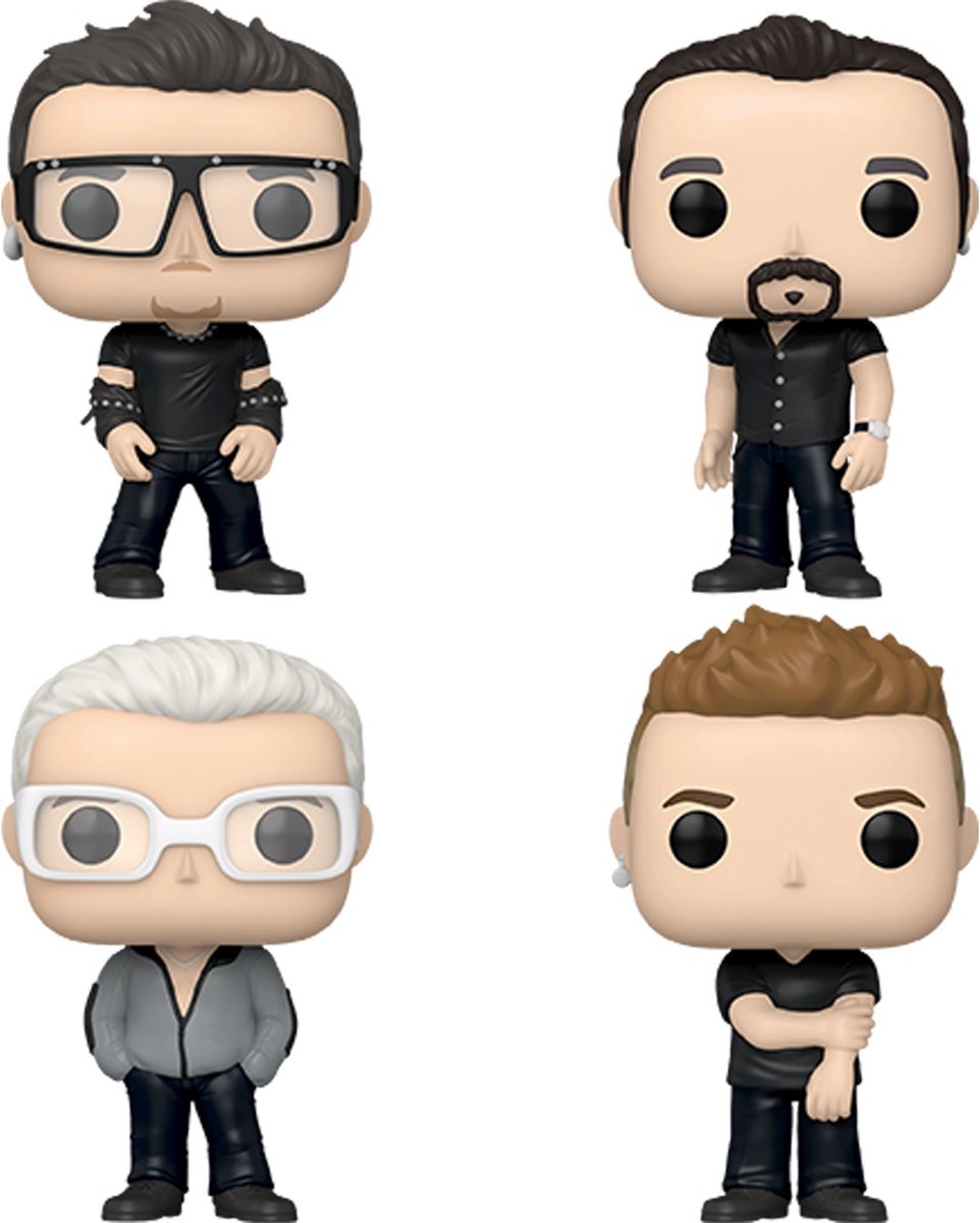 Funko u2 - pop! albums dlx 4-pack pop 9 cm verzamelfiguur - multicolours