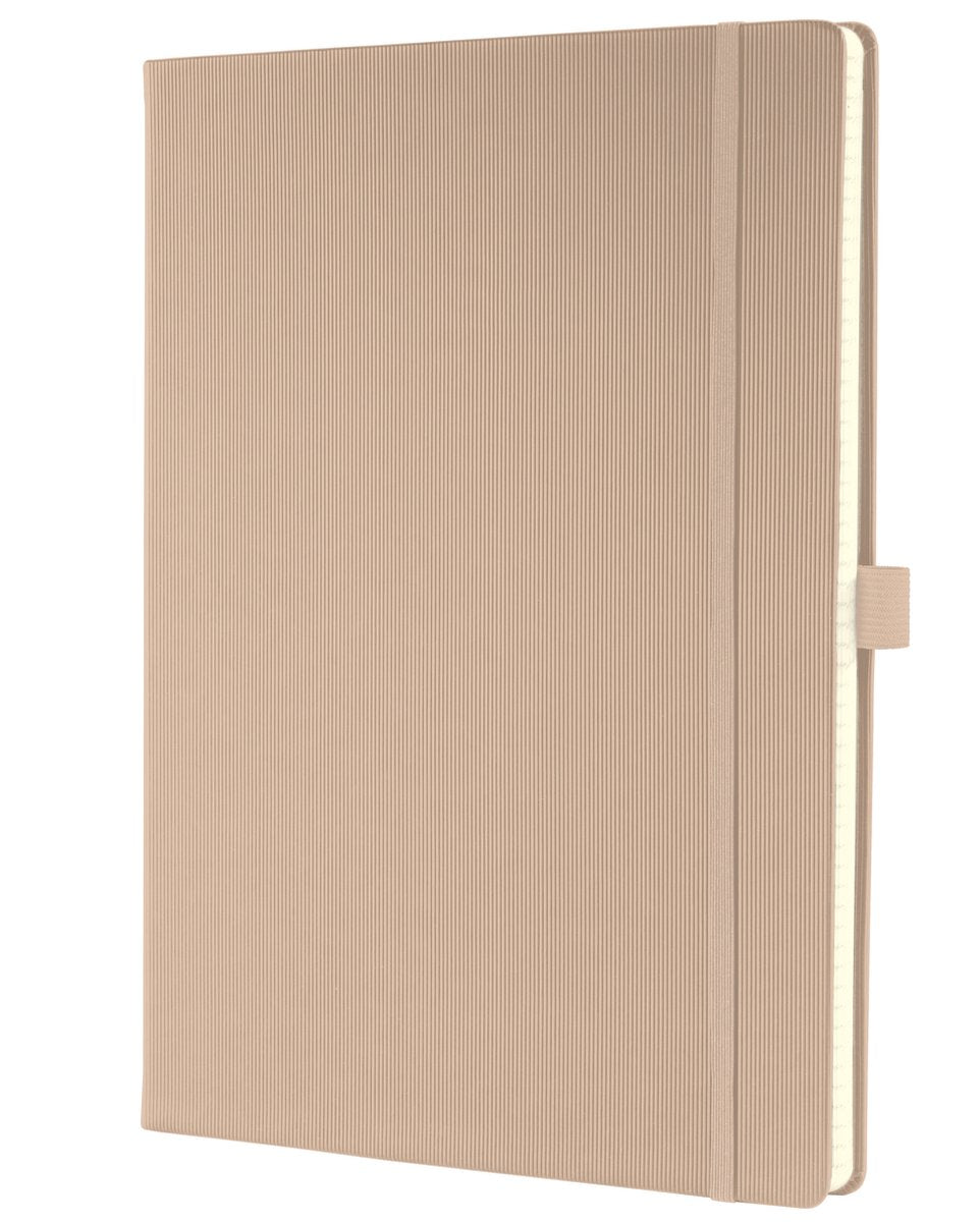 Sigel notitieboek - conceptum pure - a4 - beige - hardcover - 194 pagina's - 80 grams - lijn - si-co641