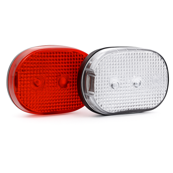 Edge city lighting set - 3 led - front + rear - batteries included