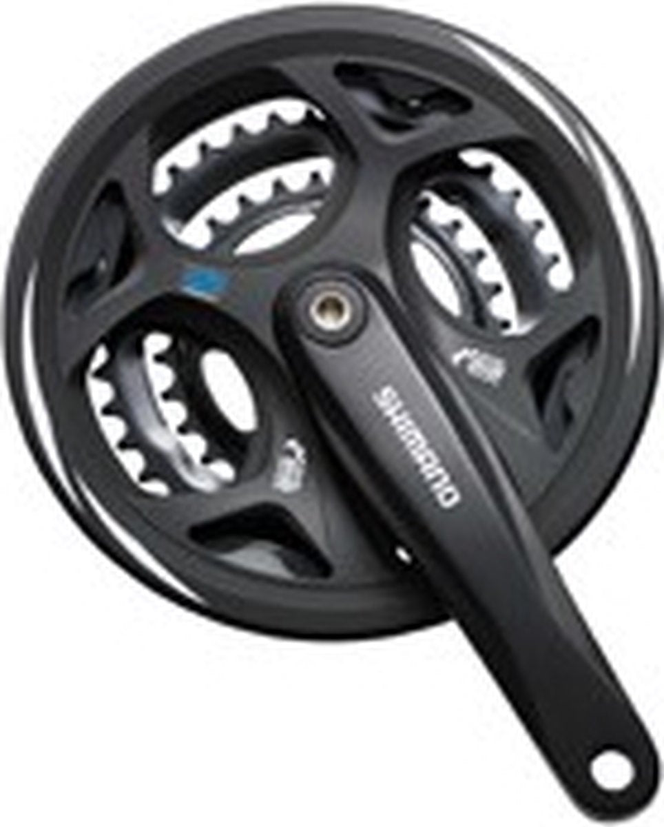 Shimano tourney fc-ty501 crankstel – 3x6 7 8-speed – 170 mm – 48 38 28t – zwart