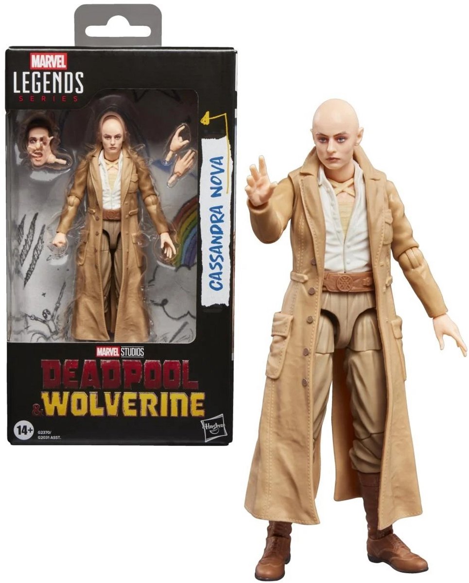 Hasbro deadpool wolverine - cassandra nova - figure legends series 15cm