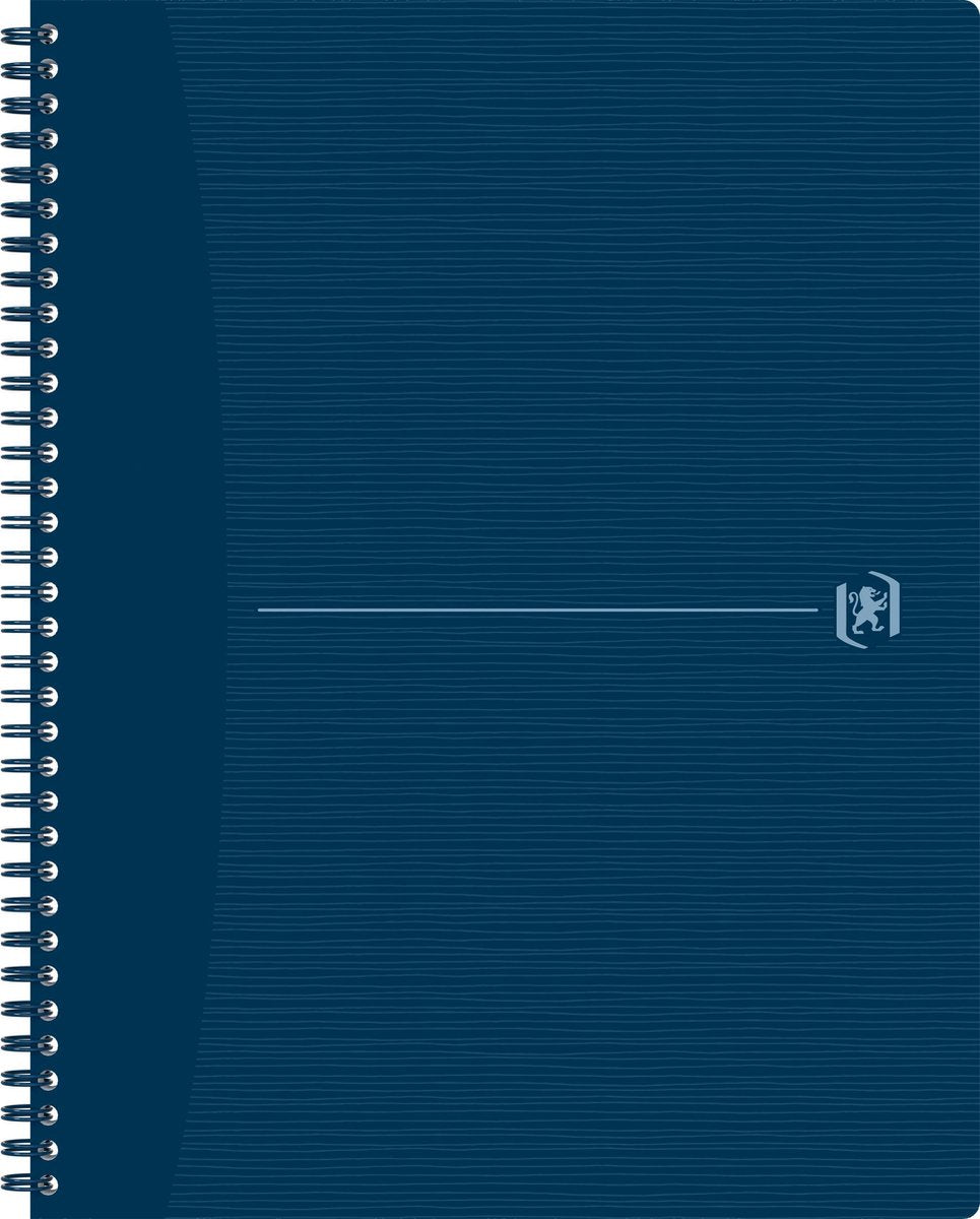 Oxford origins - duurzaam notitieboek - a4+ - gelijnd - 70 vel - blauw