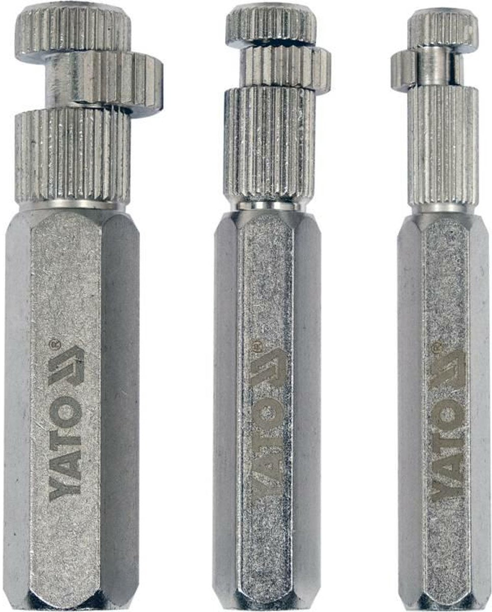 Yato yt-21793 - set nypl sleutels - 3 8 , 1 2 , 3 4 - gehard en gegalvaniseerd