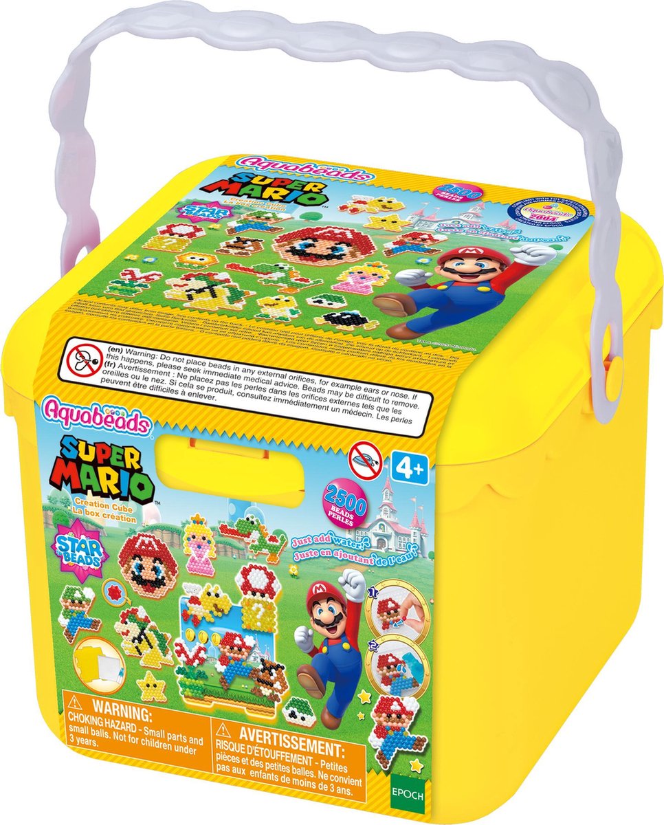 Aquabeads super mario box- complete set 2500 parels