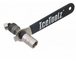 Extracteur de manivelle IceToolz 04S1 avec poignée hexagonale de 8 mm et clé à douille de 14 15 mm