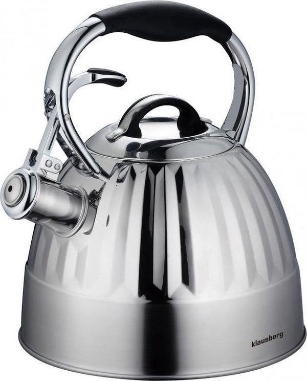 Klausberg 7479 fluitketel - 3l - rvs - alle warmtebronnen