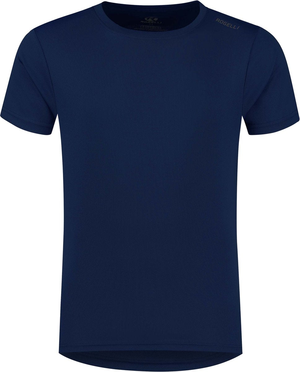 Rogelli promo hardloopshirt heren - korte mouwen - donkerblauw - xs