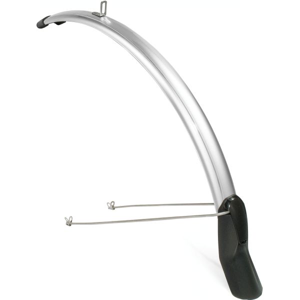 Eurofender Spatbordset Scatto 28 x 51 mm zilver