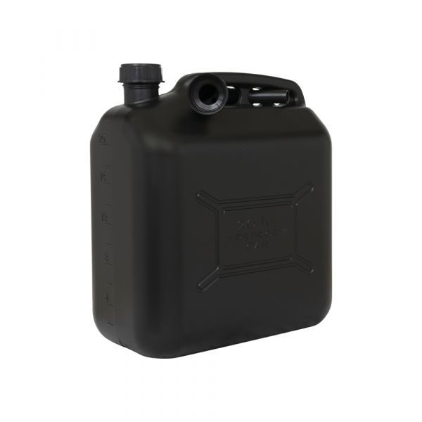 Jerrycan zwart 20 liter