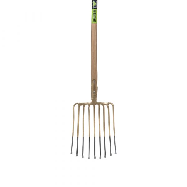 Mm Eurotool rubble fork 9-tine, dul D-handle 95 cm.