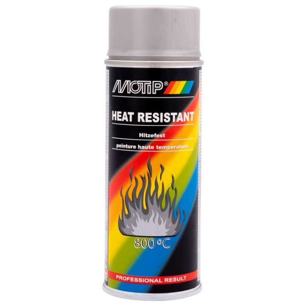 Laque Motip résistant à la chaleur argent 400ml