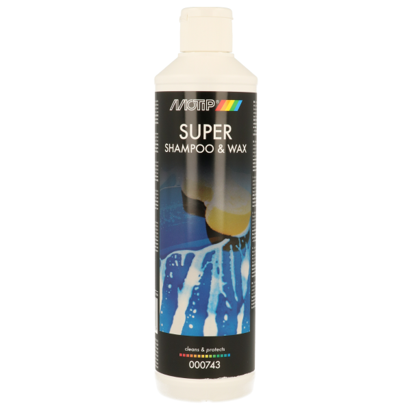 Autoshampoo en wax 500 ml. Motip