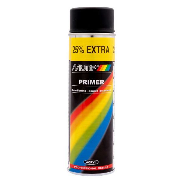 Motip primer zwart, bus 500 ml.