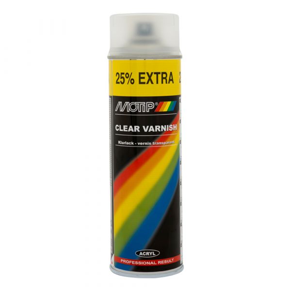 Spray Paint Motip Clear Matte (500ml)