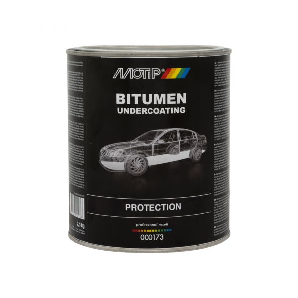 Bitumen kwastblik 2,6 kg.