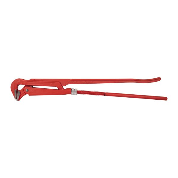 Topgear pipe wrench 4'', red 90 degrees