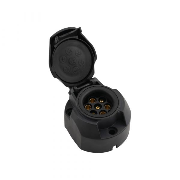 Trailergear TRAILERGEAR Stekkerdoos 7 polig kunststof, blister