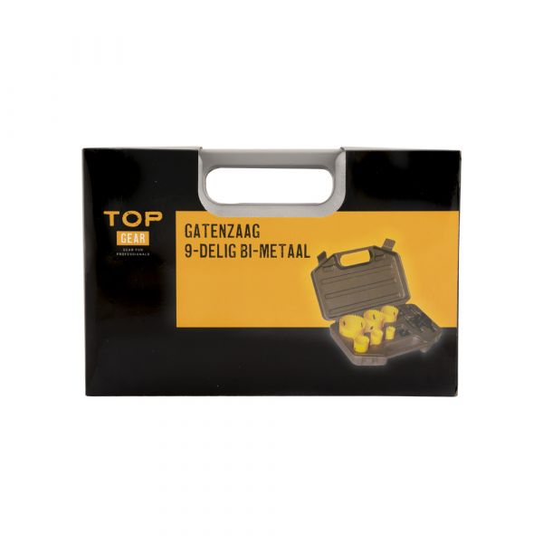 Topgear gatenzaag 9 delig bi-metaal