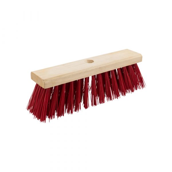 Balai nylon rouge 29 cm.