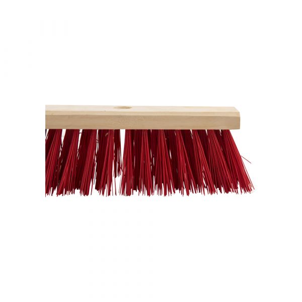 Balai nylon rouge 29 cm.