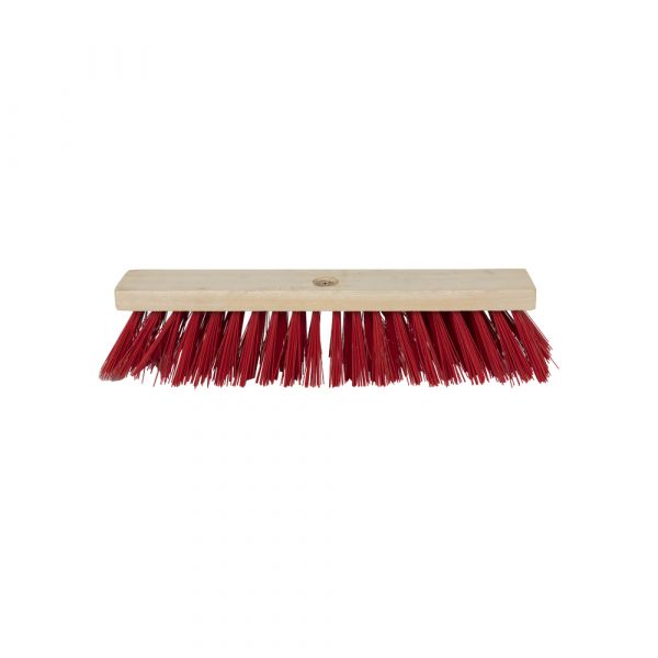 GARDENGEAR Bezem nylon rood 40 cm.