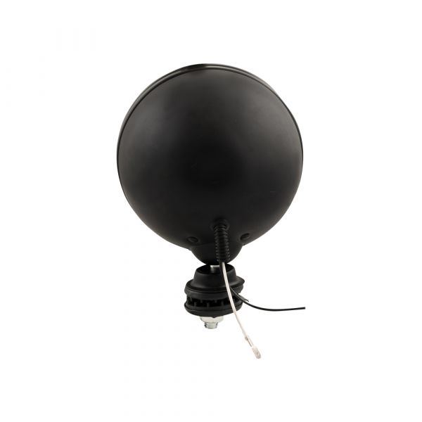 Trailergear koplamp zwart 150 mm.
