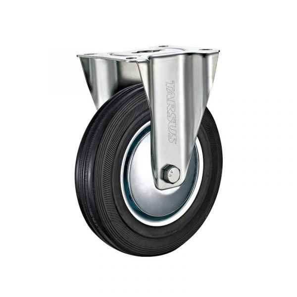 Tarsus bokwiel 200 mm. zwart