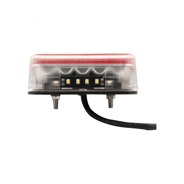 Trailergear achterlicht 98x105mm. led wit l=r
