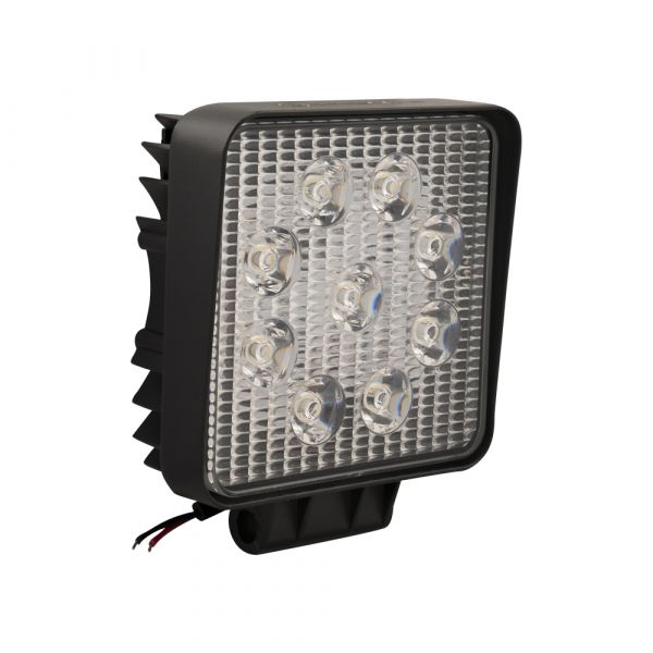 Trailergear werklamp 9 led vierkant