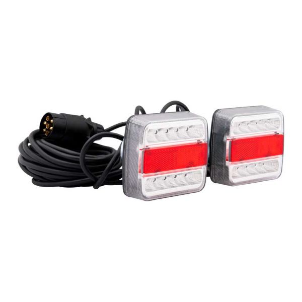 Trailergear lighting set + magnetic LED 7.5 m. 7-pin