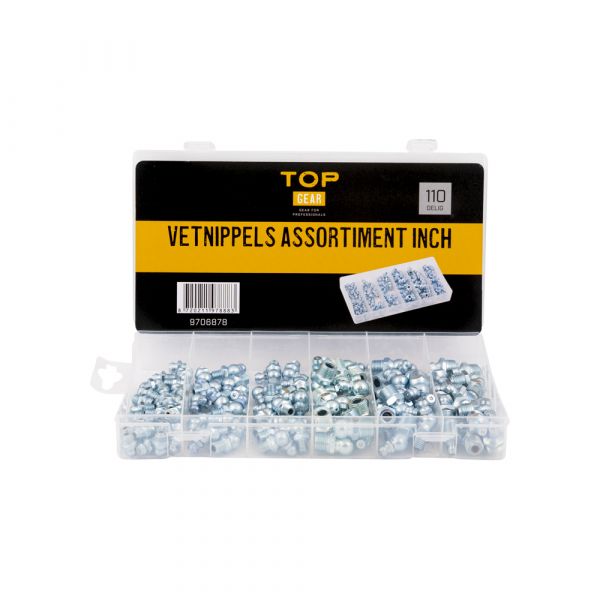 TOPGEAR Graisseurs ass. pouces 110 pièces