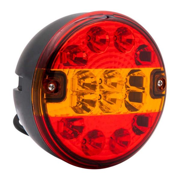 Trailergear achterlicht 140 mm. 14 leds *