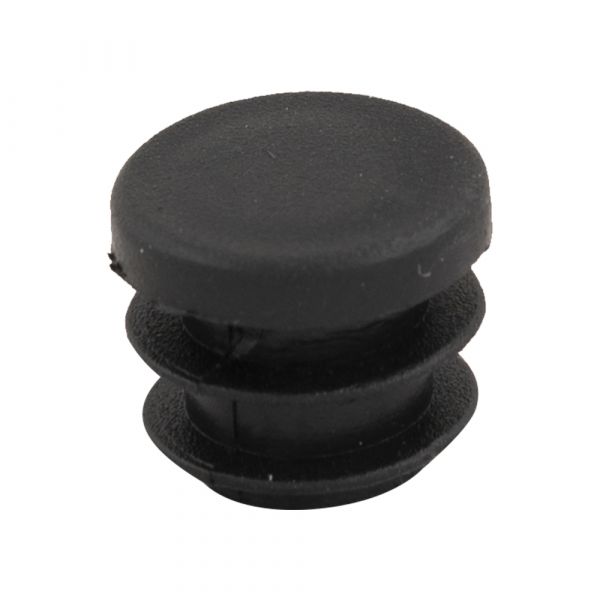 Insteekdop rond 16 mm. platte kop