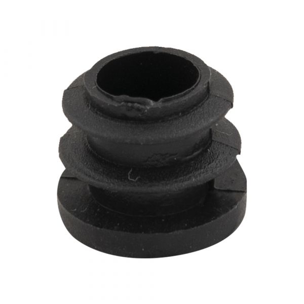 Insteekdop rond 16 mm. platte kop