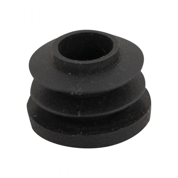 Insteekdop rond 20 mm. platte kop