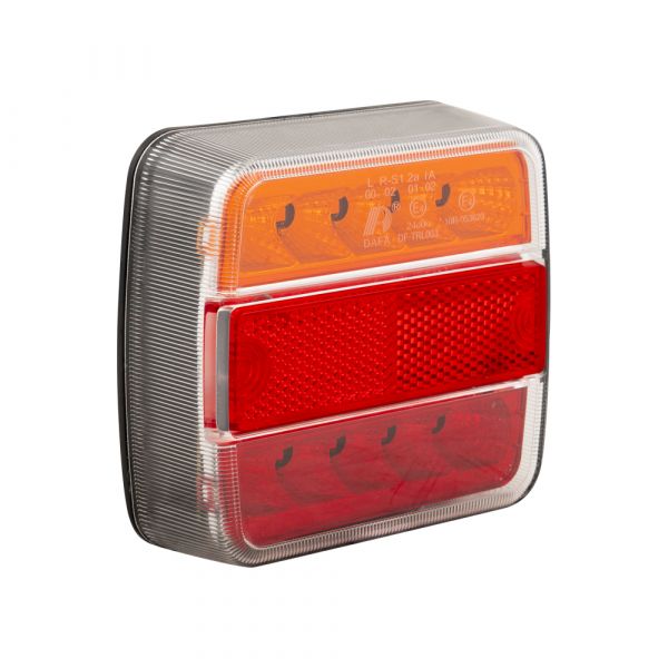 Trailergear tail light 10x10cm. LED color