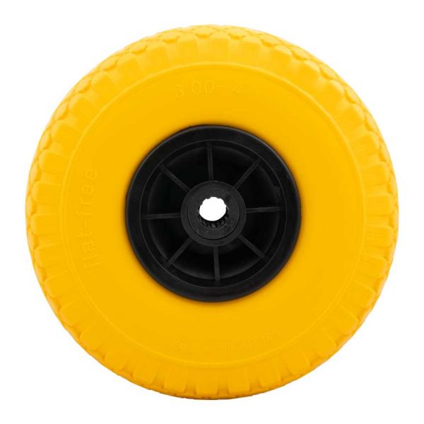 Roue ANTI-FUITE 300x4, JAUNE NOIR