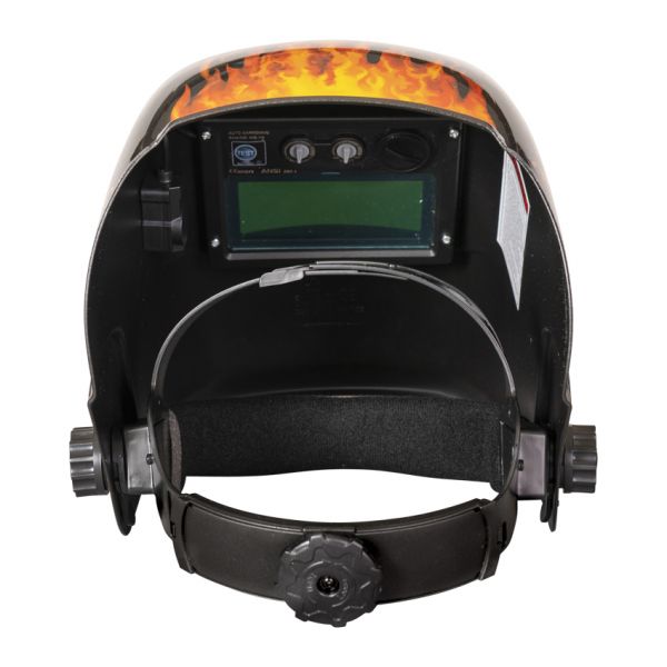 TOPGEAR Masque de soudage automatique (conception flamme)