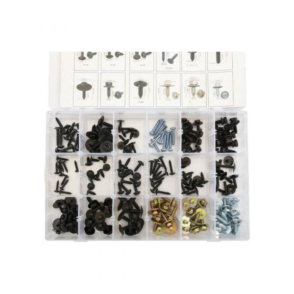 TOPGEAR Tarauds autotaraudeurs ass. 180 pièces